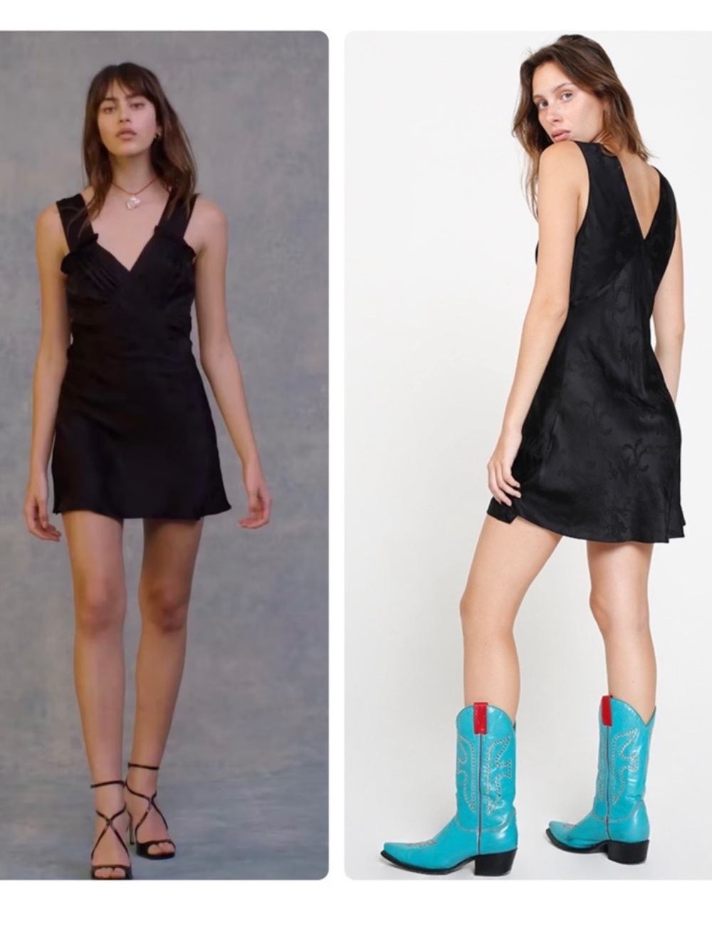 Realisation Par The Roxy Dress in Black Dragon Mini Size Medium